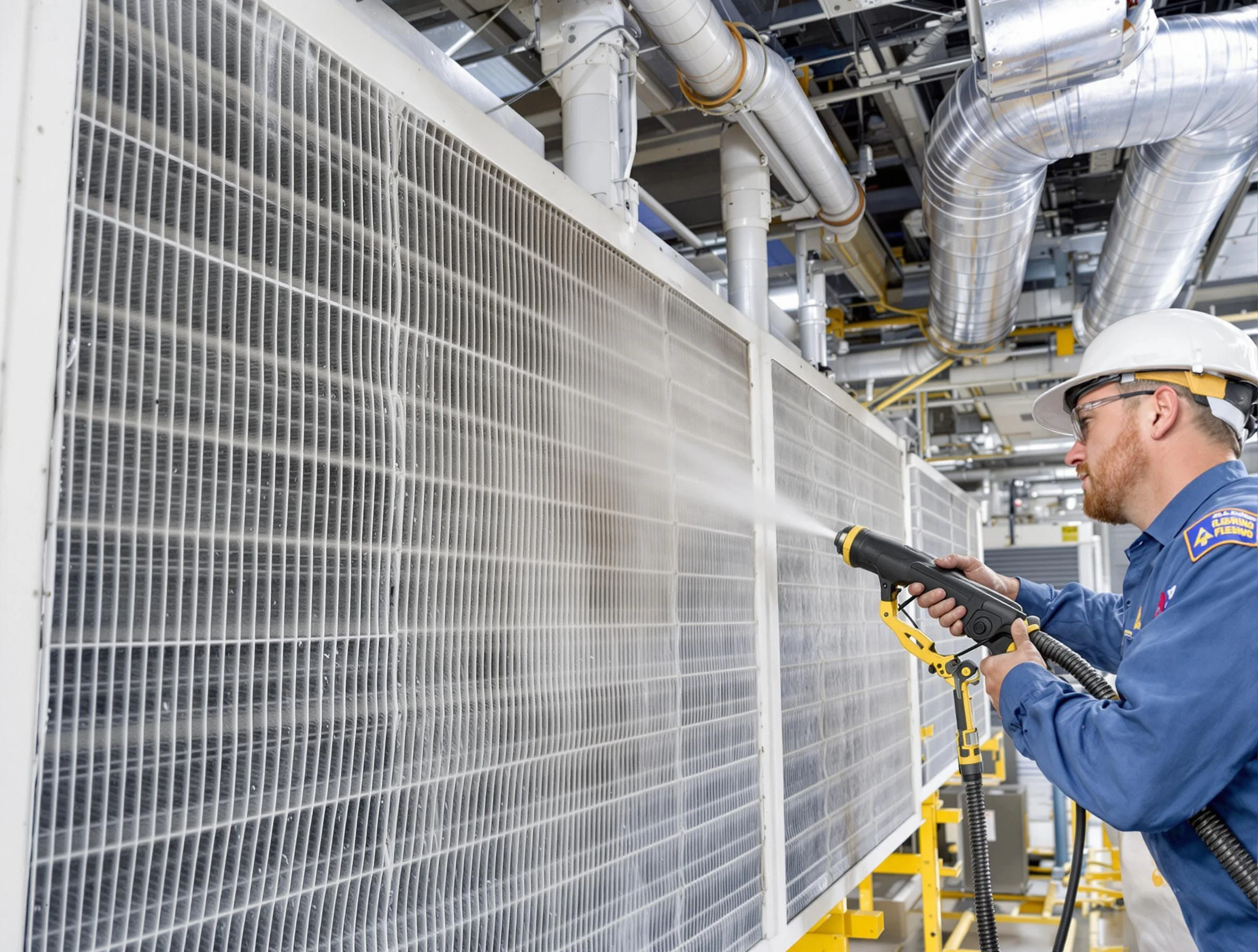 Professional commercial coil cleaning by Glendale Air Duct Cleaning in Glendale